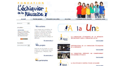 Desktop Screenshot of echiquierdelareussite.org